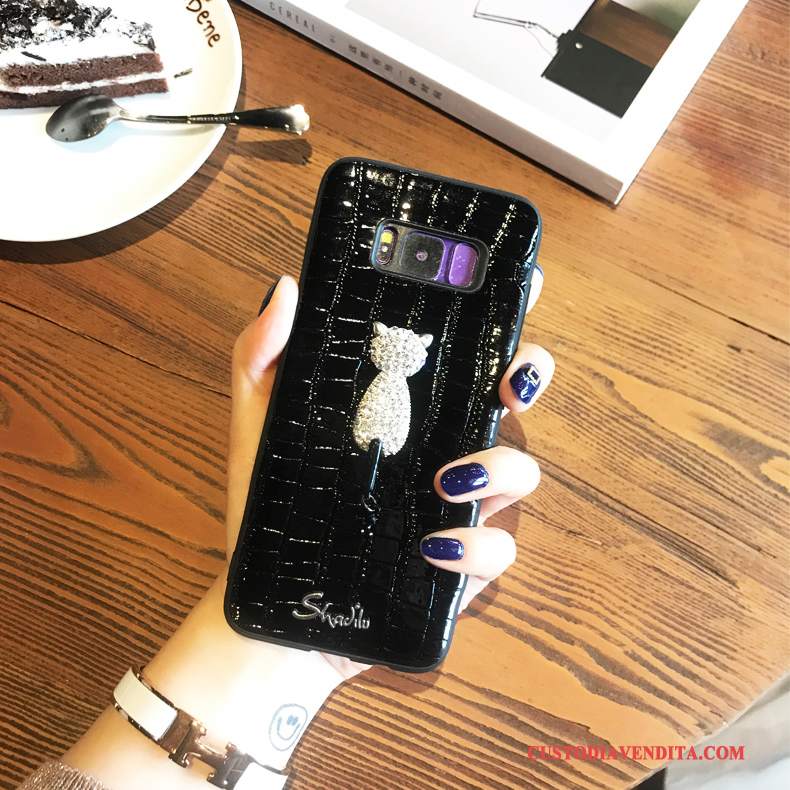 Custodia Samsung Galaxy S8 Moda Telefono Bianco, Cover Samsung Galaxy S8 Creativo Tendenza Tutto Incluso