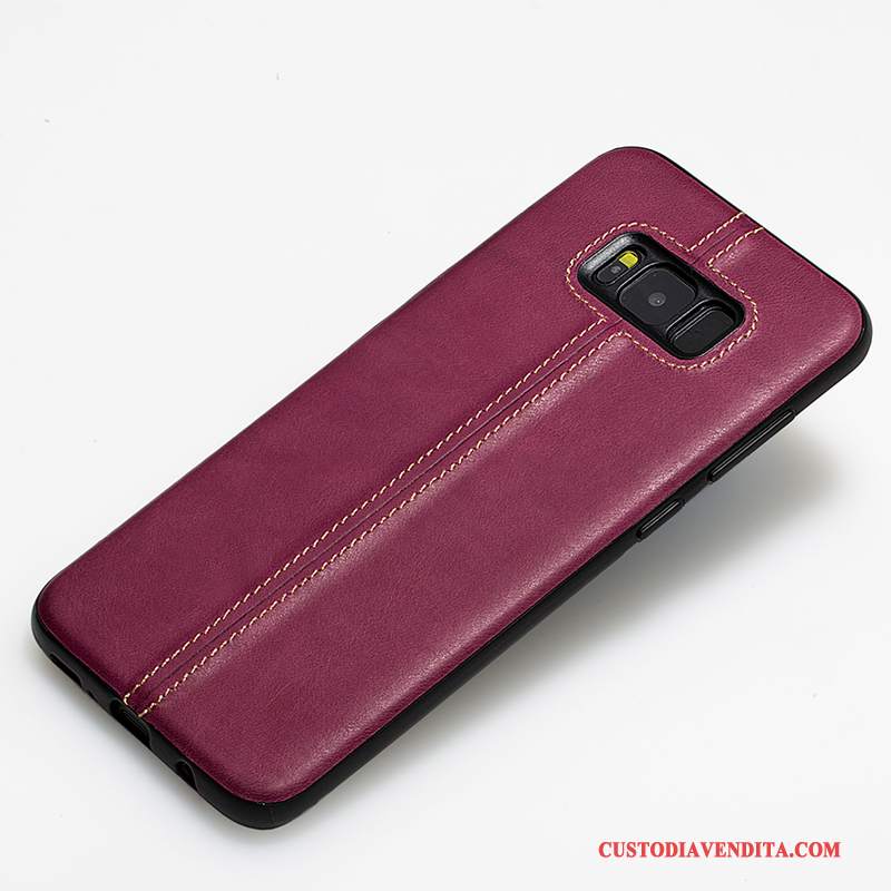 Custodia Samsung Galaxy S8 Pelle Anti-cadutatelefono, Cover Samsung Galaxy S8 Silicone Coperchio Posteriore Tutto Incluso