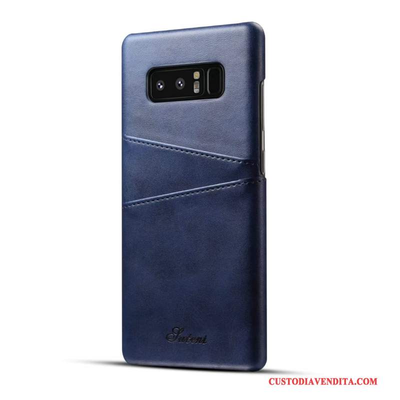 Custodia Samsung Galaxy S8+ Pelle Arancione Di Personalità, Cover Samsung Galaxy S8+ Protezione Belli Affari