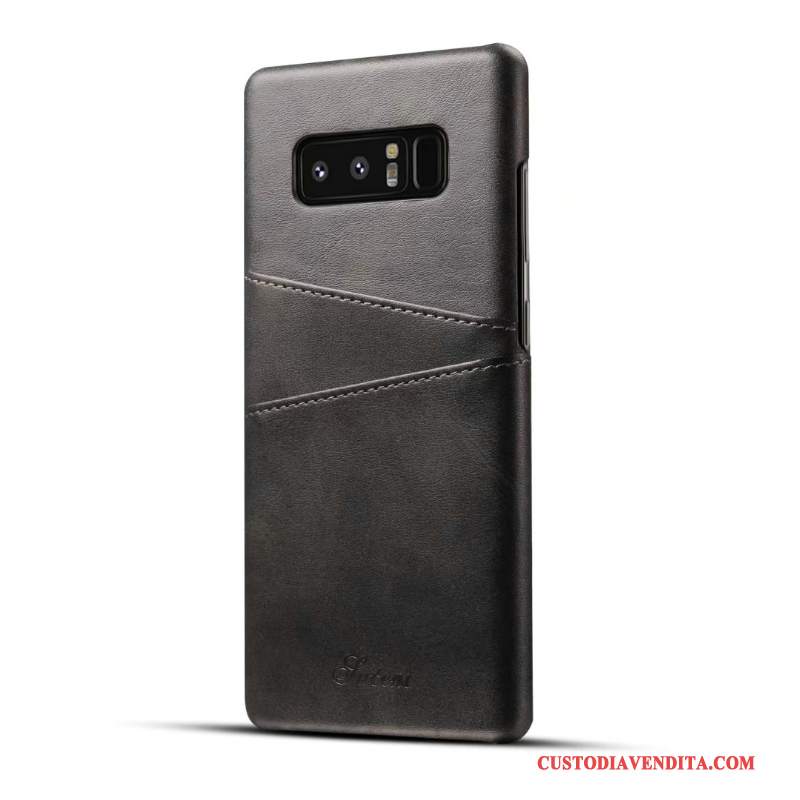 Custodia Samsung Galaxy S8+ Pelle Arancione Di Personalità, Cover Samsung Galaxy S8+ Protezione Belli Affari