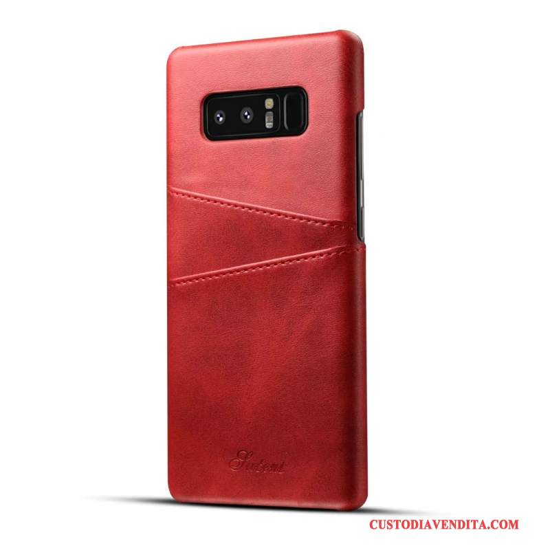 Custodia Samsung Galaxy S8+ Pelle Arancione Di Personalità, Cover Samsung Galaxy S8+ Protezione Belli Affari