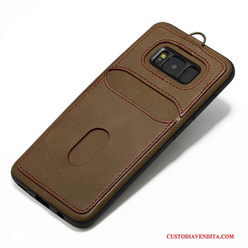 Custodia Samsung Galaxy S8 Pelle Coperchio Posteriore Tutto Incluso, Cover Samsung Galaxy S8 Colore Telefono