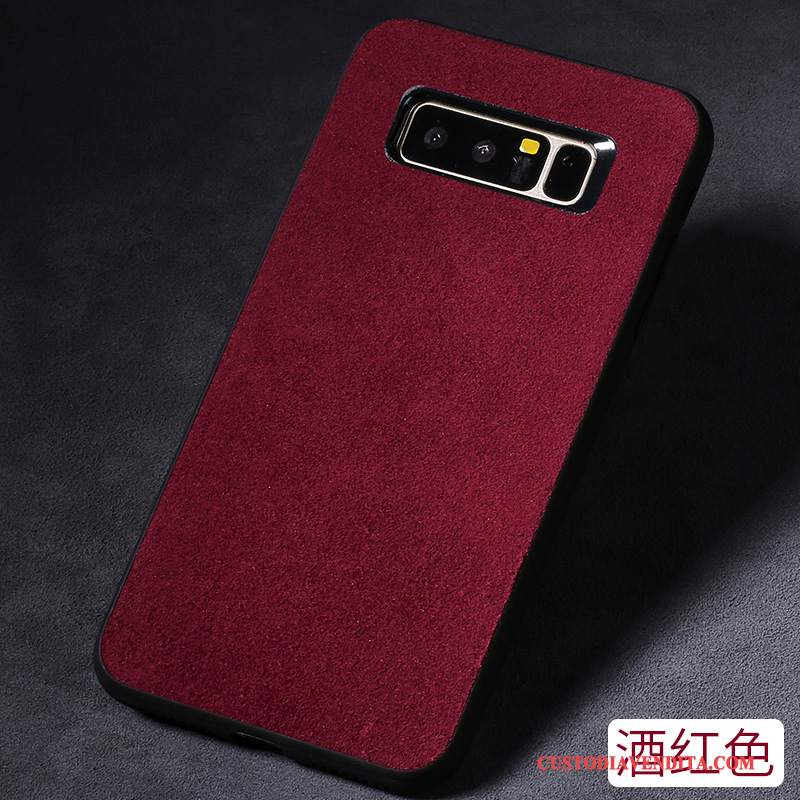 Custodia Samsung Galaxy S8+ Pelle Di Personalità Colore Profondo, Cover Samsung Galaxy S8+ Creativo Telefono Tutto Incluso