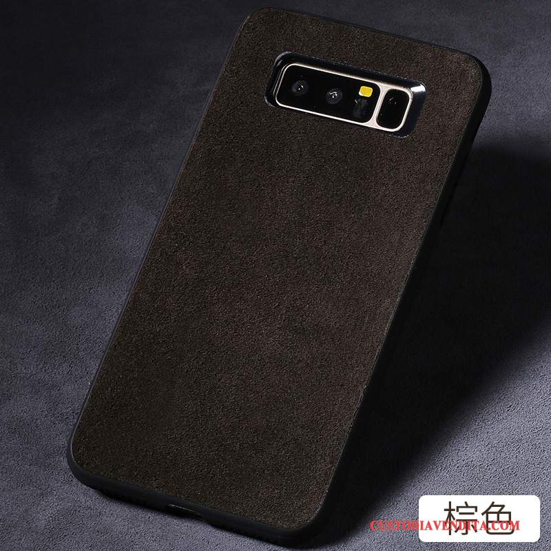 Custodia Samsung Galaxy S8+ Pelle Di Personalità Colore Profondo, Cover Samsung Galaxy S8+ Creativo Telefono Tutto Incluso