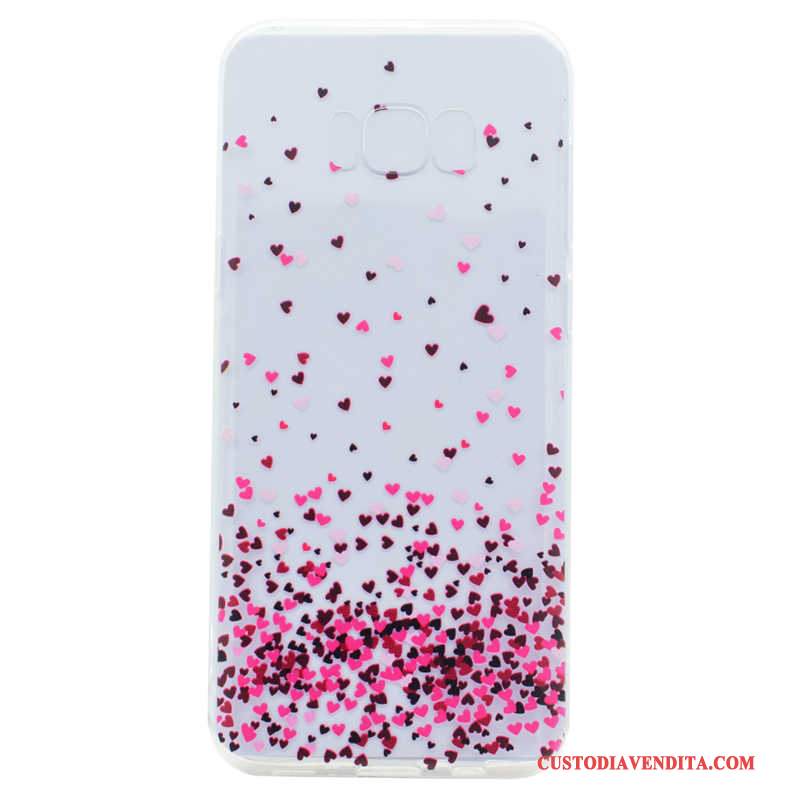 Custodia Samsung Galaxy S8 Pelle Fresco Rosa, Cover Samsung Galaxy S8 Cartone Animato Telefono Stampati