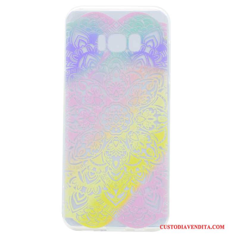 Custodia Samsung Galaxy S8 Pelle Fresco Rosa, Cover Samsung Galaxy S8 Cartone Animato Telefono Stampati