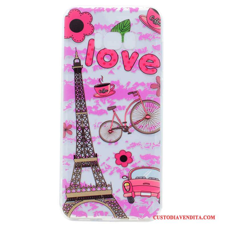 Custodia Samsung Galaxy S8 Pelle Fresco Rosa, Cover Samsung Galaxy S8 Cartone Animato Telefono Stampati