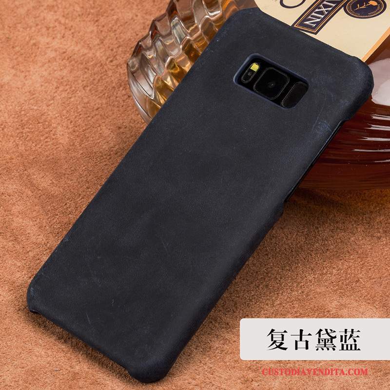 Custodia Samsung Galaxy S8+ Pelle High End Lusso, Cover Samsung Galaxy S8+ Moda Tendenzatelefono