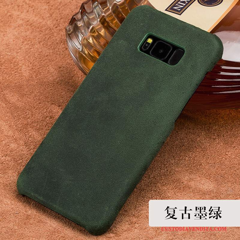 Custodia Samsung Galaxy S8+ Pelle High End Lusso, Cover Samsung Galaxy S8+ Moda Tendenzatelefono