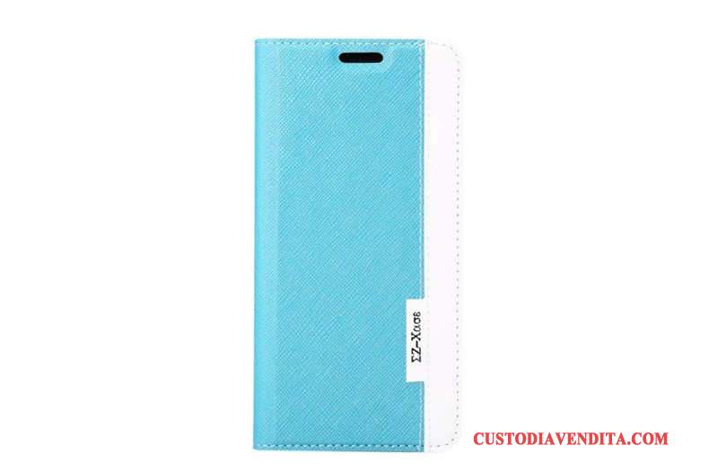 Custodia Samsung Galaxy S8 Pelle Modello Blu Chiaro, Cover Samsung Galaxy S8 Protezione Telefono