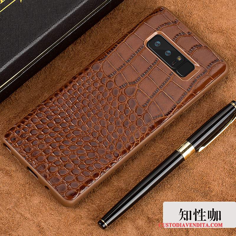 Custodia Samsung Galaxy S8 Pelle Nero Sottile, Cover Samsung Galaxy S8 Creativo Telefono Affari