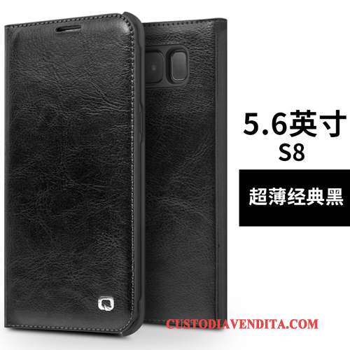 Custodia Samsung Galaxy S8 Pelle Sottili Affari, Cover Samsung Galaxy S8 Protezione Telefono