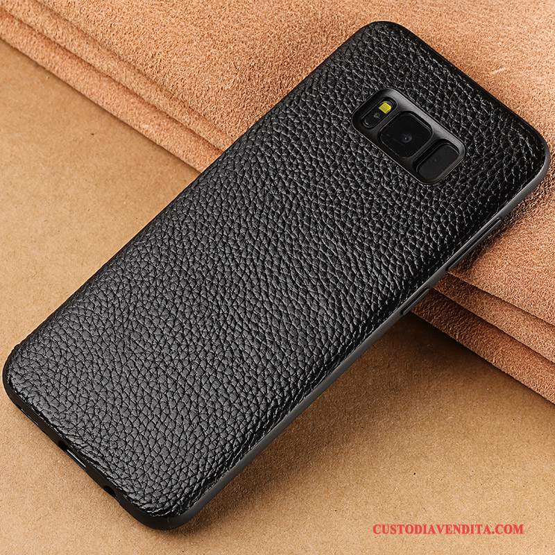 Custodia Samsung Galaxy S8+ Pelle Telefono Tutto Incluso, Cover Samsung Galaxy S8+ Protezione Di Personalità Rosso