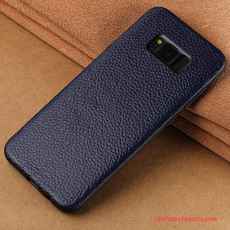 Custodia Samsung Galaxy S8+ Pelle Telefono Tutto Incluso, Cover Samsung Galaxy S8+ Protezione Di Personalità Rosso