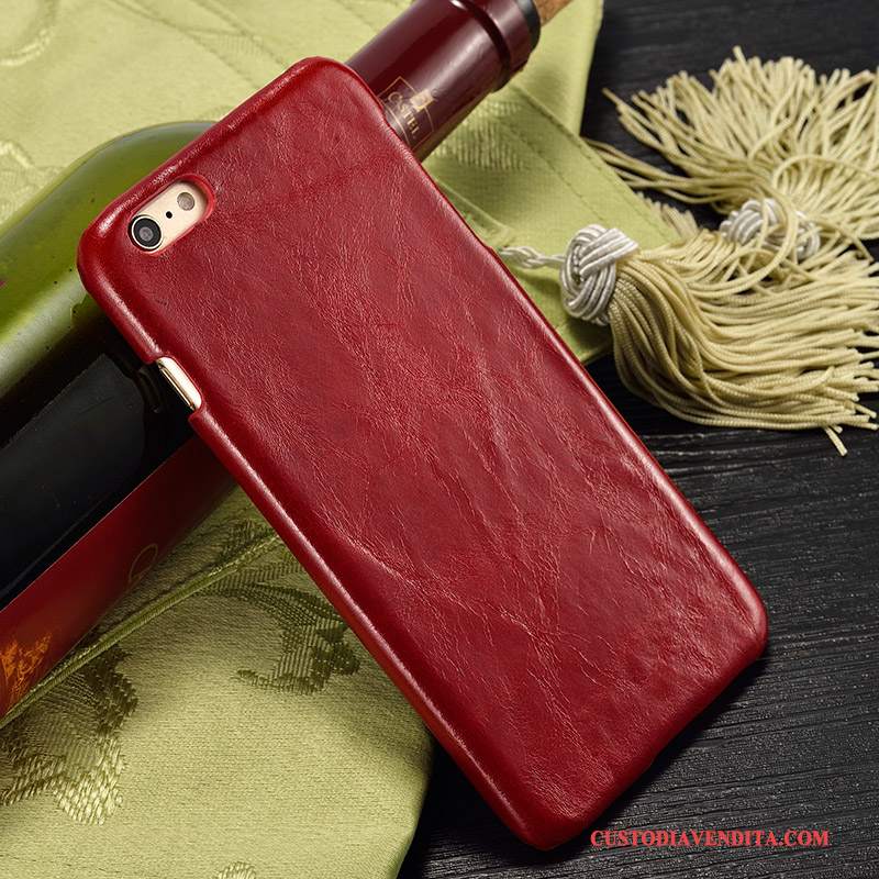 Custodia Samsung Galaxy S8 Pelle Vino Rosso Coperchio Posteriore, Cover Samsung Galaxy S8 Protezione Telefono Sottile