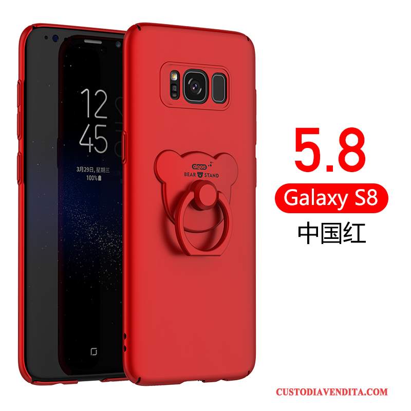 Custodia Samsung Galaxy S8 Protezione Anti-caduta Rosso, Cover Samsung Galaxy S8 Telefono Tendenza