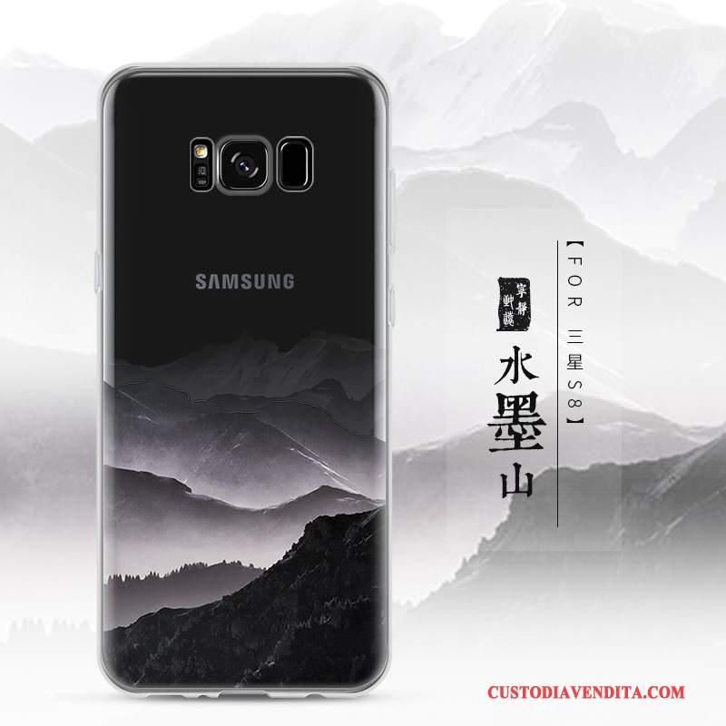 Custodia Samsung Galaxy S8 Protezione Anti-cadutatelefono, Cover Samsung Galaxy S8 Creativo Trasparente Morbido