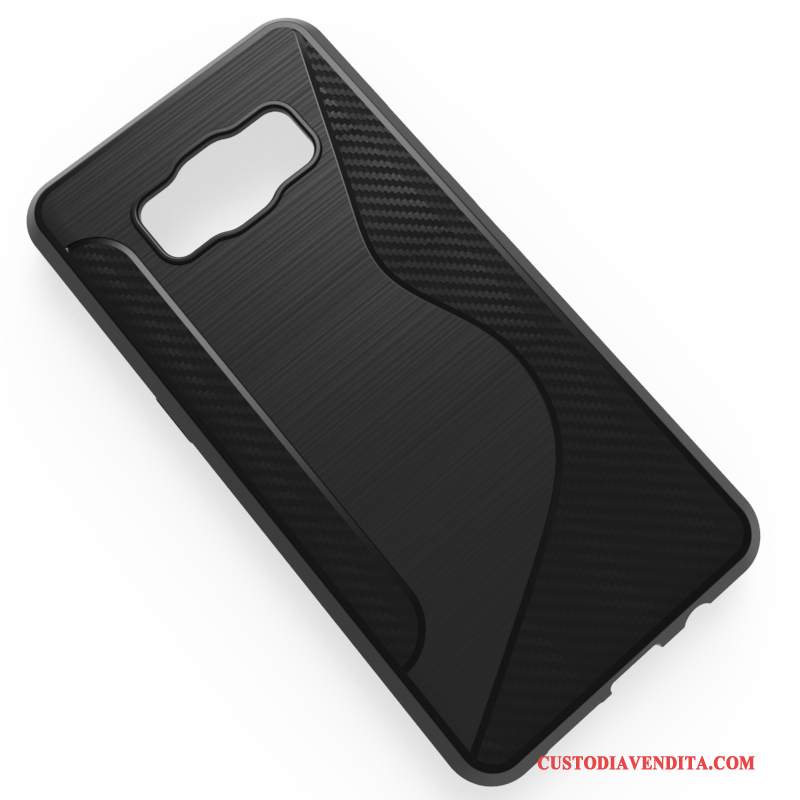 Custodia Samsung Galaxy S8 Protezione Antiscivolo Morbido, Cover Samsung Galaxy S8 Nerotelefono