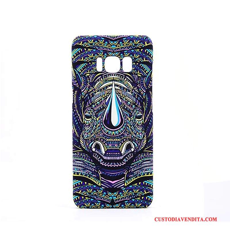 Custodia Samsung Galaxy S8+ Protezione Blu Macchiati, Cover Samsung Galaxy S8+ Cartone Animato Morbido Animale