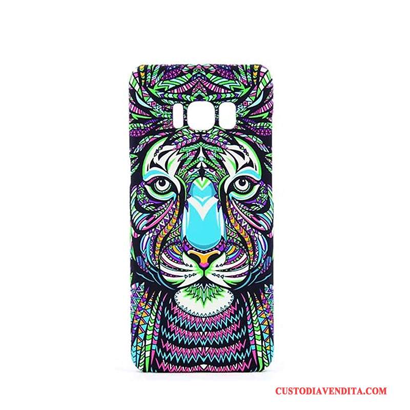 Custodia Samsung Galaxy S8+ Protezione Blu Macchiati, Cover Samsung Galaxy S8+ Cartone Animato Morbido Animale