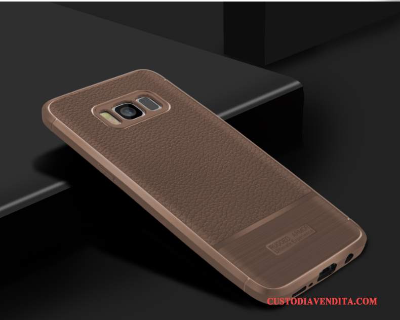 Custodia Samsung Galaxy S8+ Protezione Morbido Modello, Cover Samsung Galaxy S8+ Pelle Nerotelefono