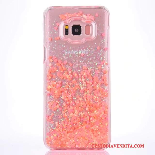 Custodia Samsung Galaxy S8 Protezione Plastica Blu, Cover Samsung Galaxy S8 Rosa Liquido