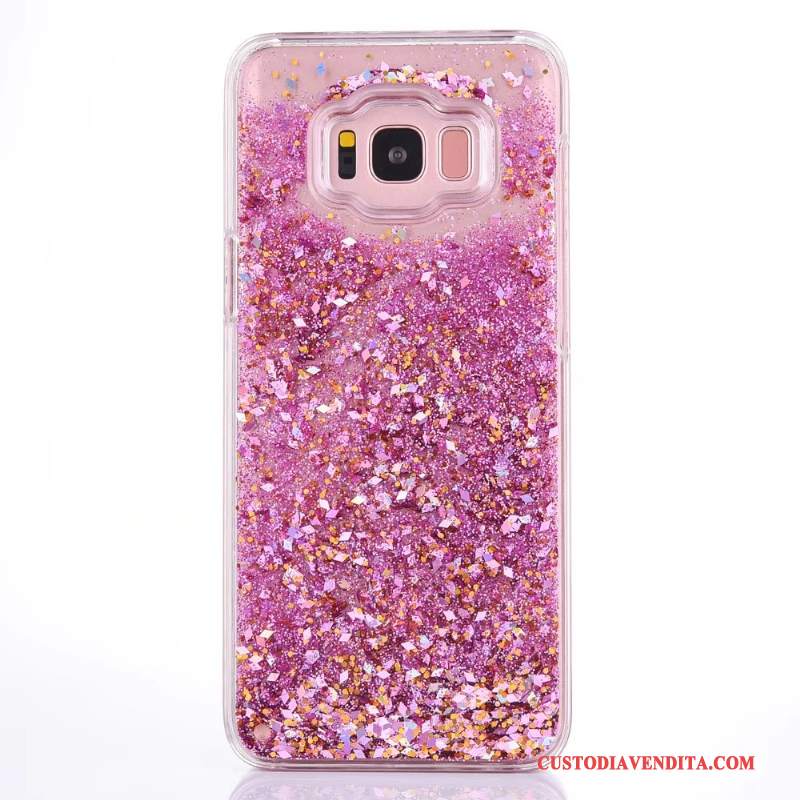 Custodia Samsung Galaxy S8 Protezione Plastica Blu, Cover Samsung Galaxy S8 Rosa Liquido