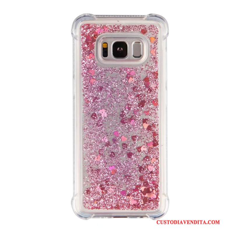 Custodia Samsung Galaxy S8 Protezione Porpora Ispessiri, Cover Samsung Galaxy S8 Telefono Anti-caduta