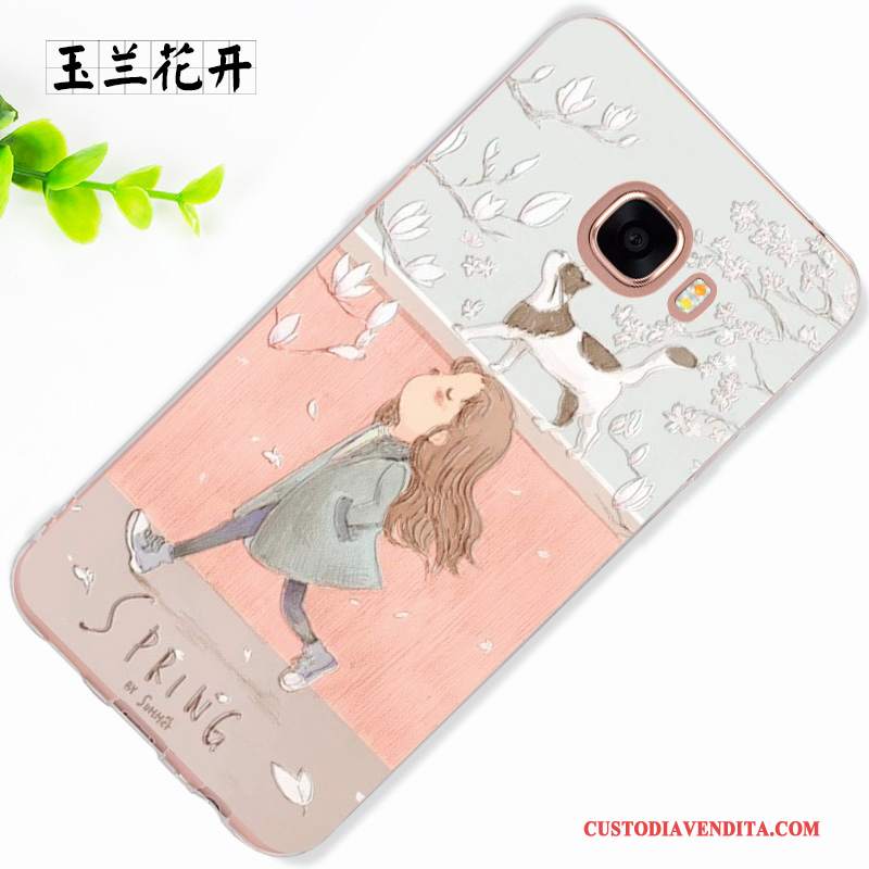 Custodia Samsung Galaxy S8+ Protezione Telefono Macchiati, Cover Samsung Galaxy S8+ Creativo Morbido Cachi