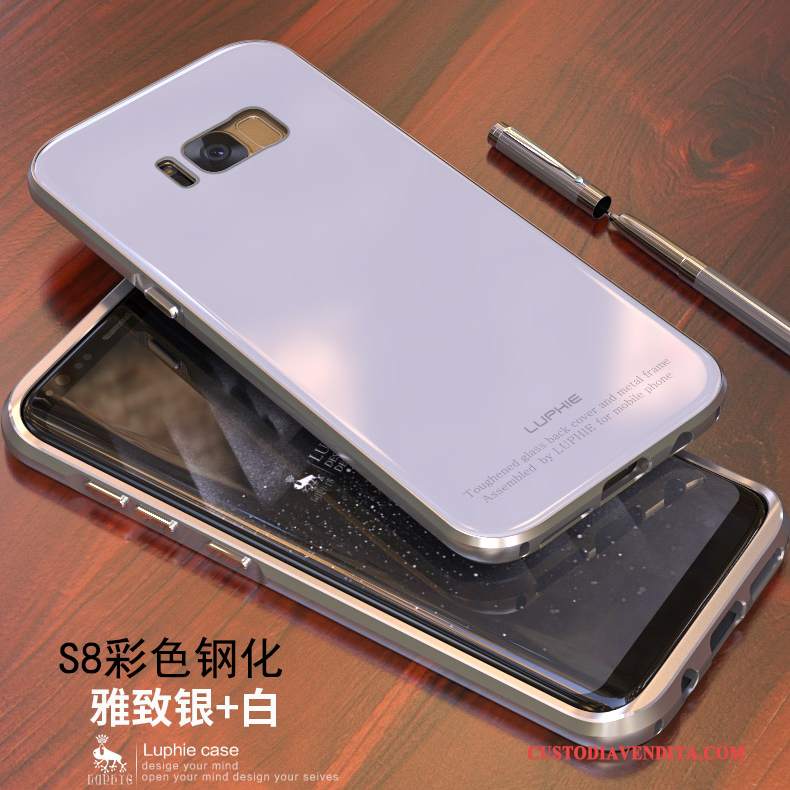 Custodia Samsung Galaxy S8 Protezione Telefono Oro, Cover Samsung Galaxy S8 Anti-caduta Telaio