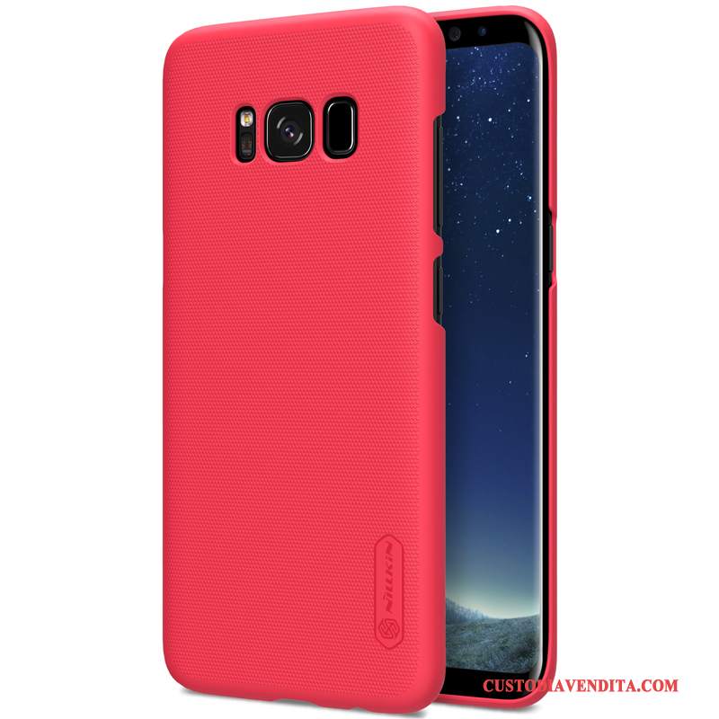 Custodia Samsung Galaxy S8+ Protezione Telefono Sottili, Cover Samsung Galaxy S8+ Rosso Macchiati