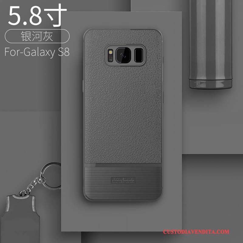 Custodia Samsung Galaxy S8 Protezione Tendenza Di Personalità, Cover Samsung Galaxy S8 Creativo Rossotelefono