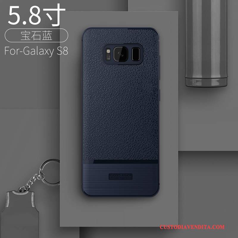 Custodia Samsung Galaxy S8 Protezione Tendenza Di Personalità, Cover Samsung Galaxy S8 Creativo Rossotelefono