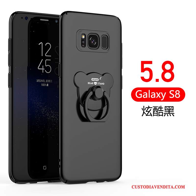 Custodia Samsung Galaxy S8+ Protezione Tendenza Ring, Cover Samsung Galaxy S8+ Anti-caduta Rosso