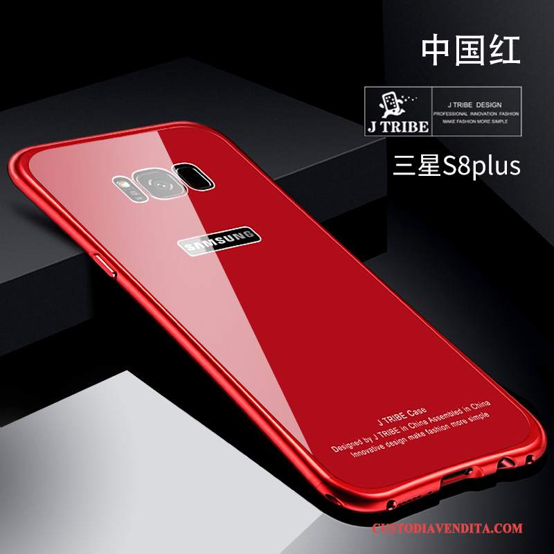 Custodia Samsung Galaxy S8+ Protezione Tendenza Rosso, Cover Samsung Galaxy S8+ Telefono Anti-caduta