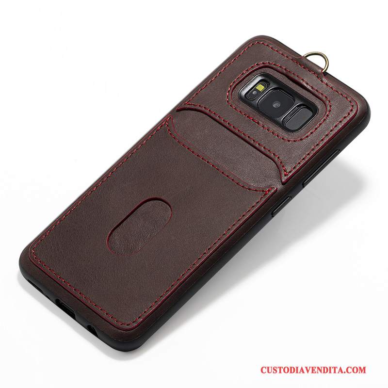 Custodia Samsung Galaxy S8+ Protezione Tutto Incluso Anti-caduta, Cover Samsung Galaxy S8+ Pelle Telefono Lusso