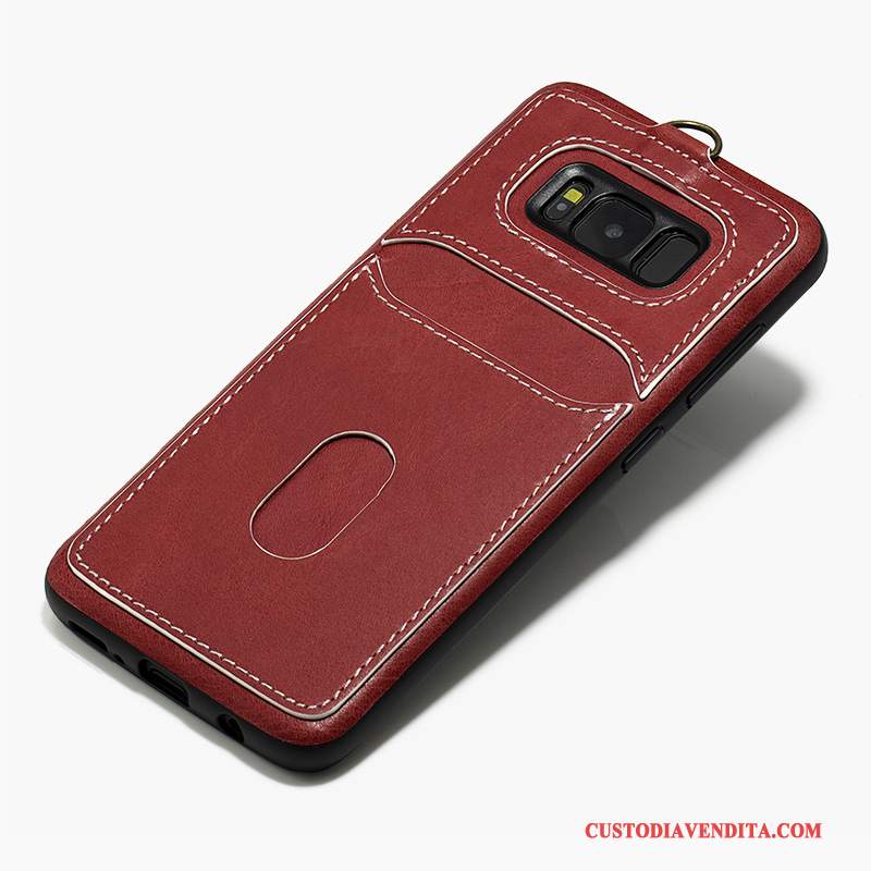 Custodia Samsung Galaxy S8+ Protezione Tutto Incluso Anti-caduta, Cover Samsung Galaxy S8+ Pelle Telefono Lusso