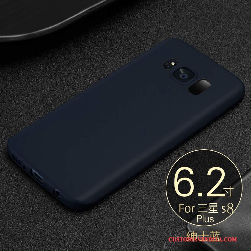 Custodia Samsung Galaxy S8+ Silicone Anti-caduta Morbido, Cover Samsung Galaxy S8+ Protezione Semplici Nero