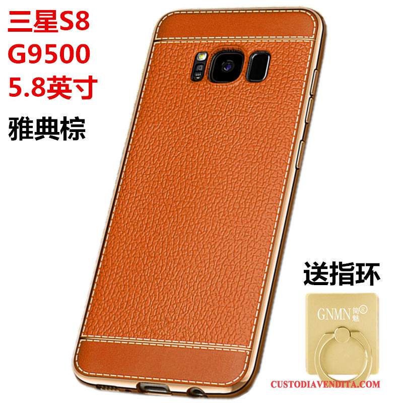 Custodia Samsung Galaxy S8 Silicone Modellotelefono, Cover Samsung Galaxy S8 Pelle Morbido