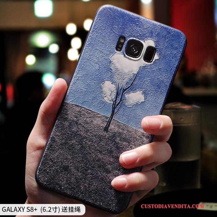 Custodia Samsung Galaxy S8+ Silicone Morbidotelefono, Cover Samsung Galaxy S8+ Creativo Tendenza Tutto Incluso