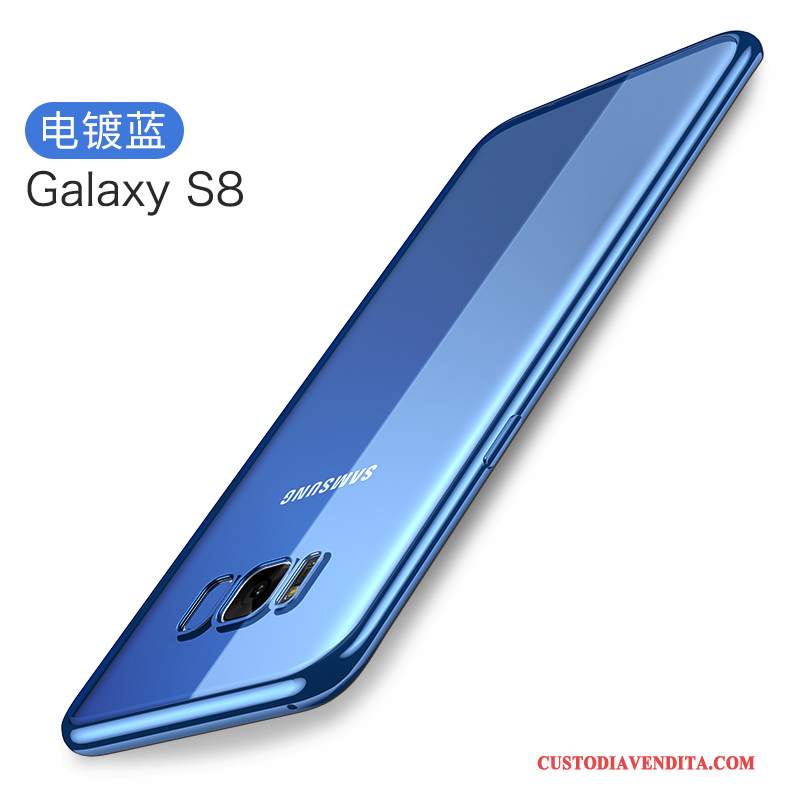 Custodia Samsung Galaxy S8 Silicone Placcatura Sottile, Cover Samsung Galaxy S8 Protezione Tendenzatelefono