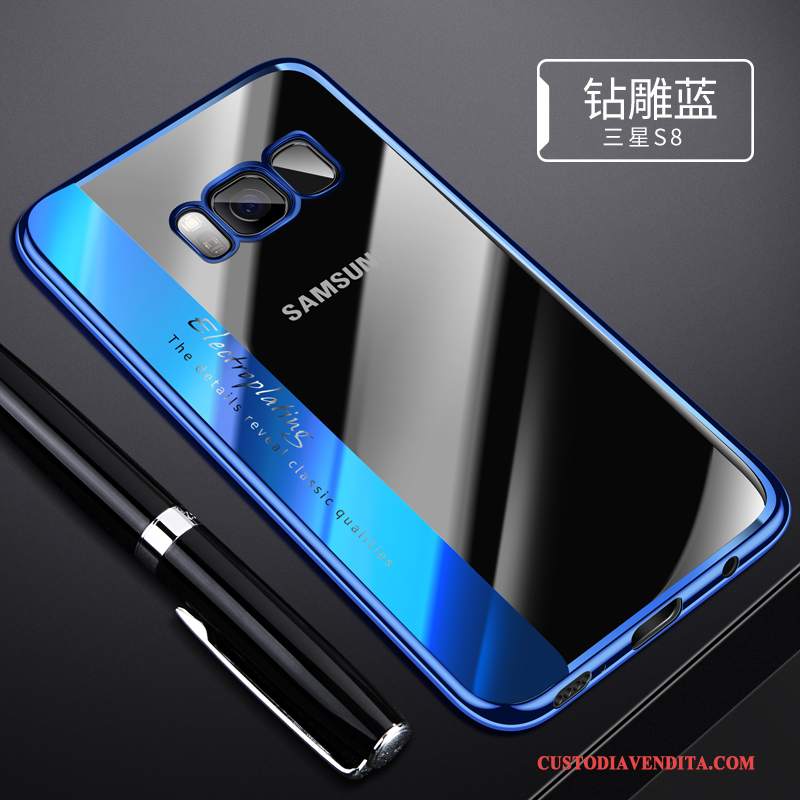 Custodia Samsung Galaxy S8 Silicone Sottile Trasparente, Cover Samsung Galaxy S8 Colore Tendenzatelefono