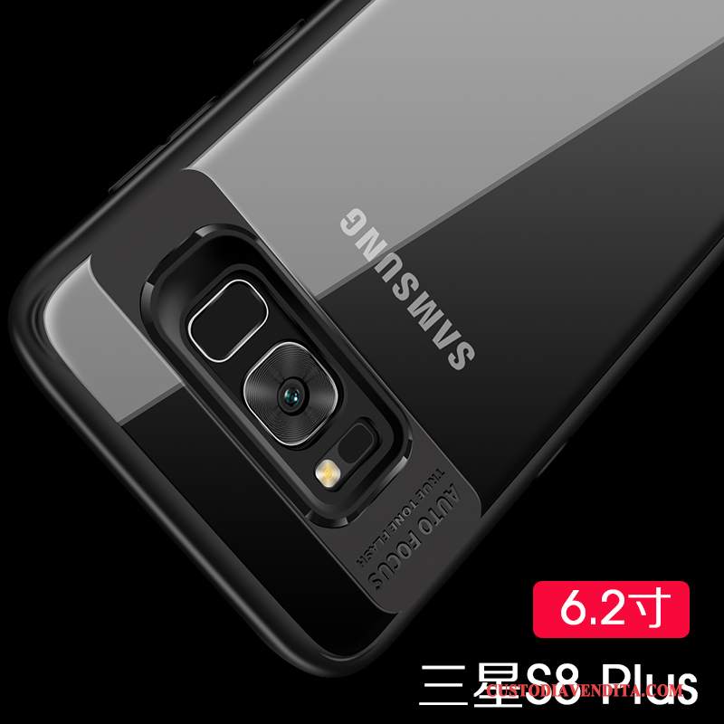 Custodia Samsung Galaxy S8+ Silicone Telefono Argento, Cover Samsung Galaxy S8+ Protezione Anti-caduta