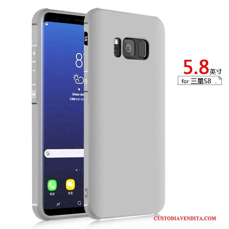 Custodia Samsung Galaxy S8 Silicone Tutto Incluso Anti-caduta, Cover Samsung Galaxy S8 Protezione Tendenza Blu Scuro