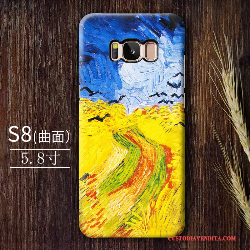 Custodia Samsung Galaxy S8+ Vintage Arte Anti-caduta, Cover Samsung Galaxy S8+ Telefono Tendenza