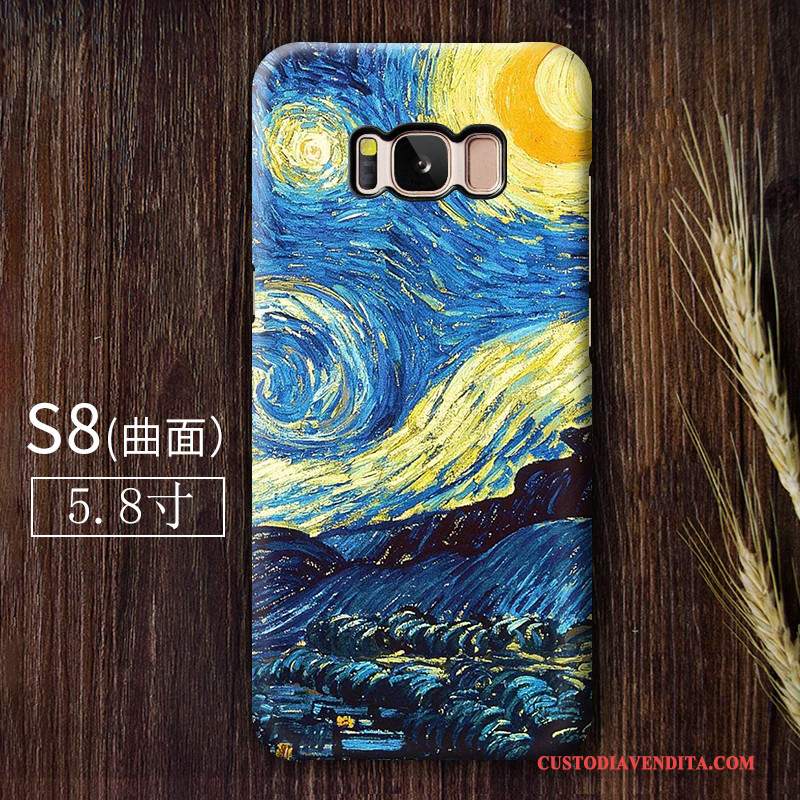 Custodia Samsung Galaxy S8+ Vintage Arte Anti-caduta, Cover Samsung Galaxy S8+ Telefono Tendenza