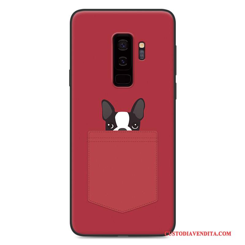 Custodia Samsung Galaxy S9 Cartone Animato Morbido Rosa, Cover Samsung Galaxy S9 Protezione Macchiatitelefono