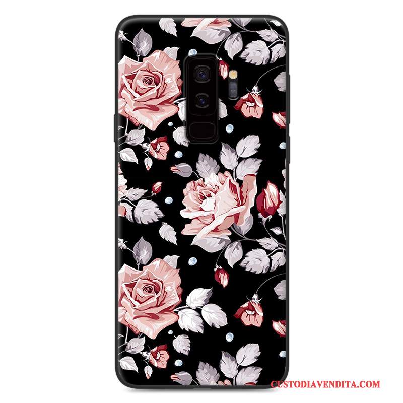 Custodia Samsung Galaxy S9 Cartone Animato Morbido Rosa, Cover Samsung Galaxy S9 Protezione Macchiatitelefono