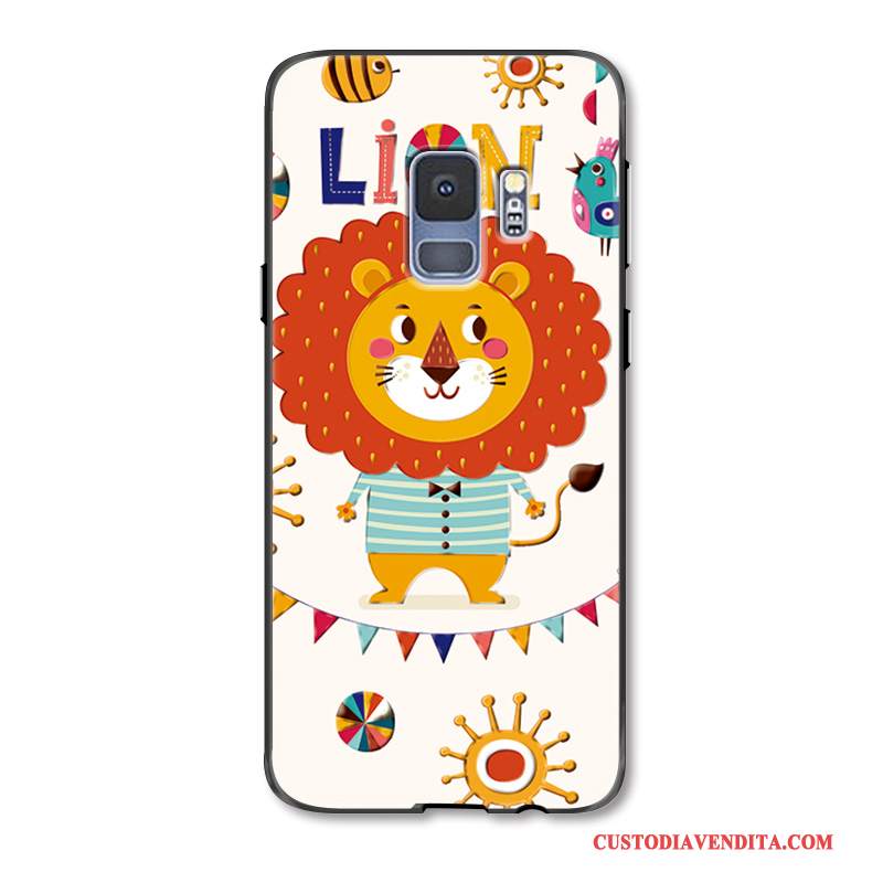 Custodia Samsung Galaxy S9 Colore Nuovo Carino, Cover Samsung Galaxy S9 Cartone Animato Bellotelefono