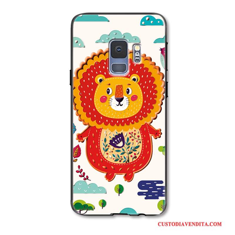 Custodia Samsung Galaxy S9 Colore Nuovo Carino, Cover Samsung Galaxy S9 Cartone Animato Bellotelefono